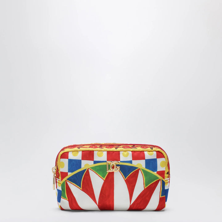 Dolce&amp;Gabbana - Pochette with Sicilian cart print