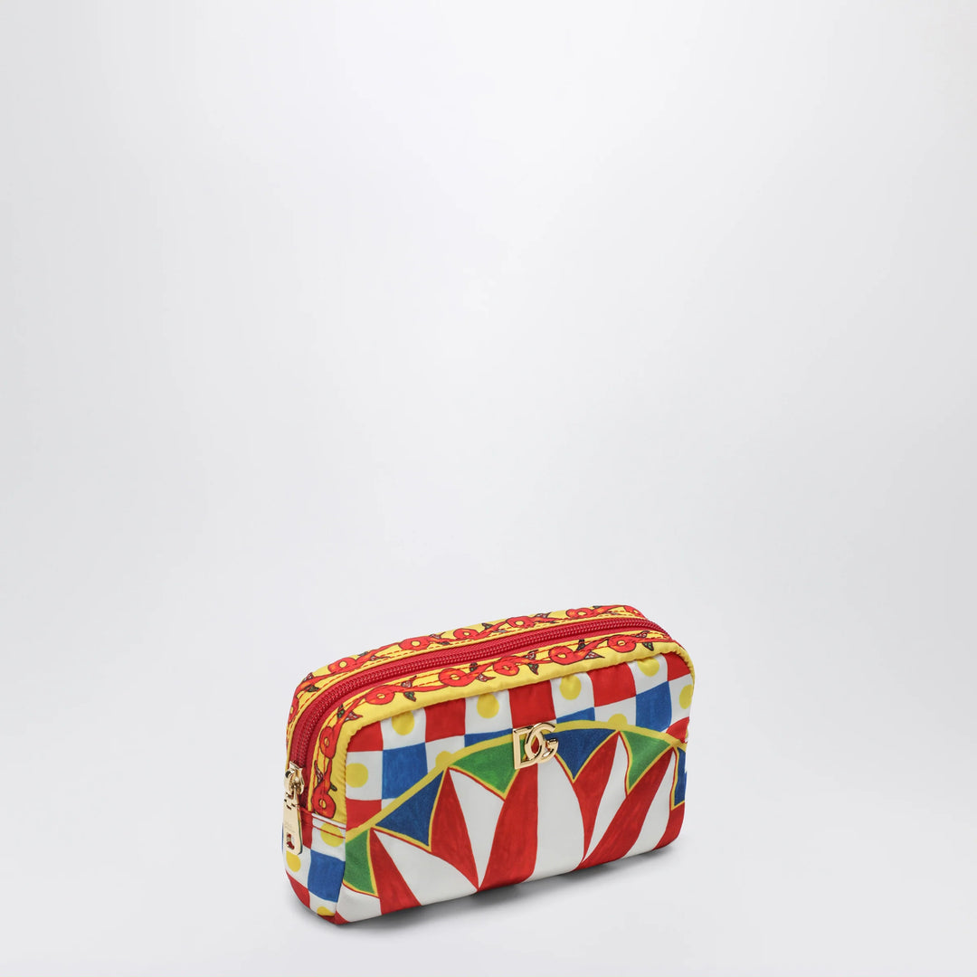 Dolce&amp;Gabbana - Pochette with Sicilian cart print
