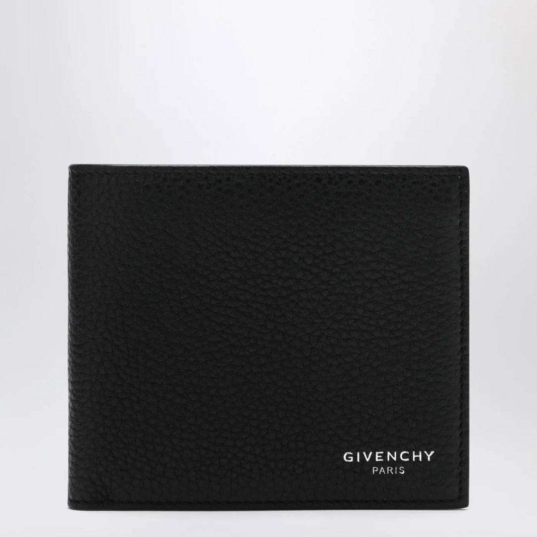 Givenchy - Black leather bi-fold wallet