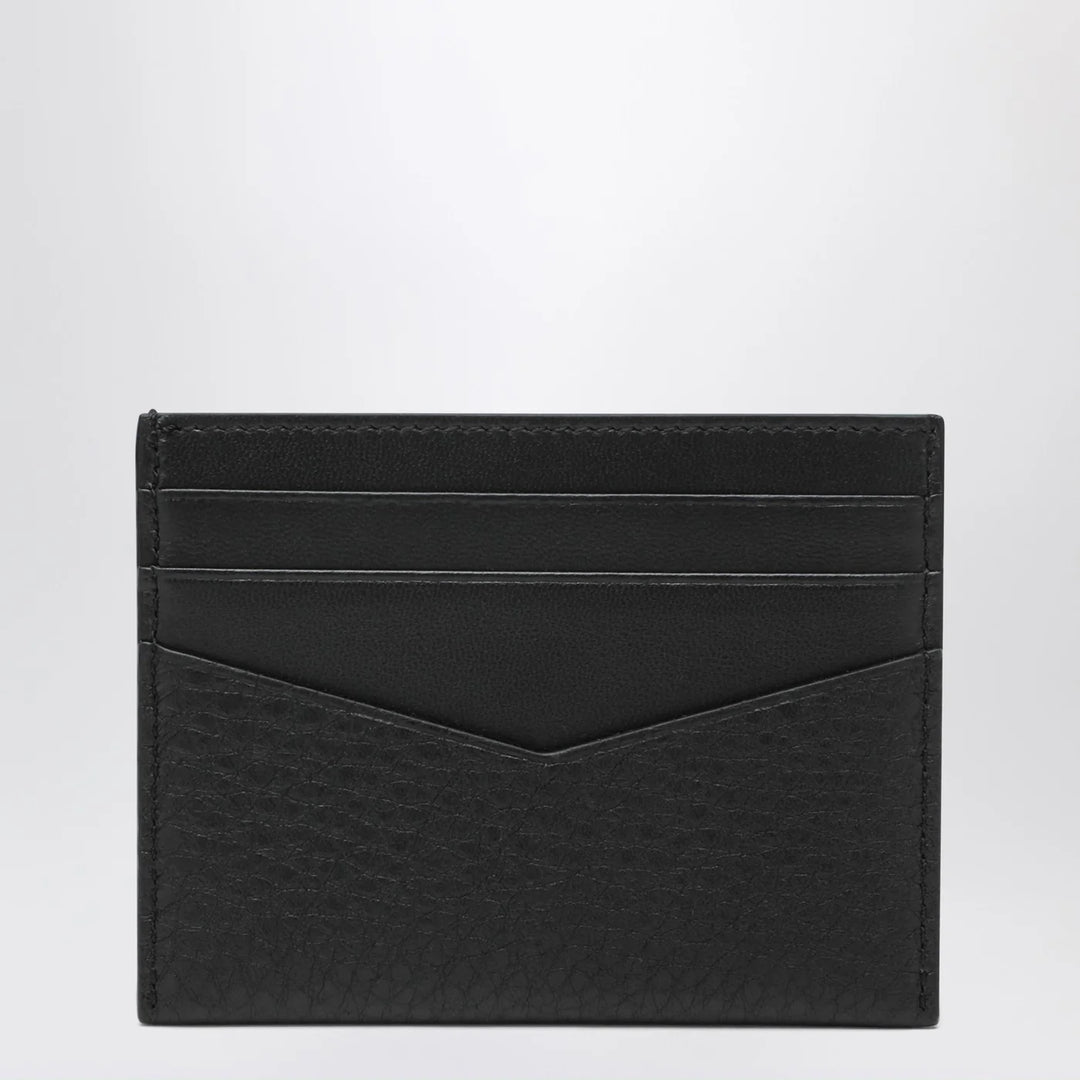 Givenchy - Black smooth leather card holder