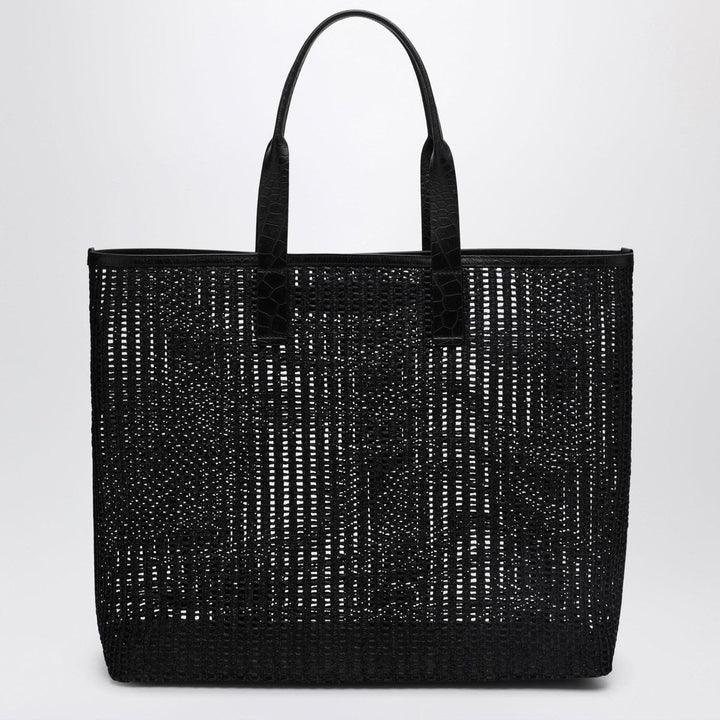 Shopper UNI Dolce&Gabbana Adamo Shopping Bag in black woven mesh Brand
