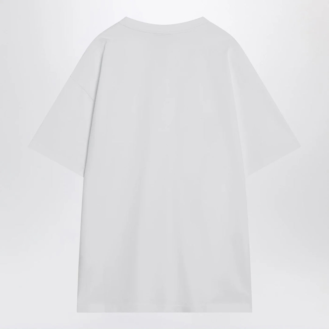 Givenchy - White cotton T-shirt with logo patch