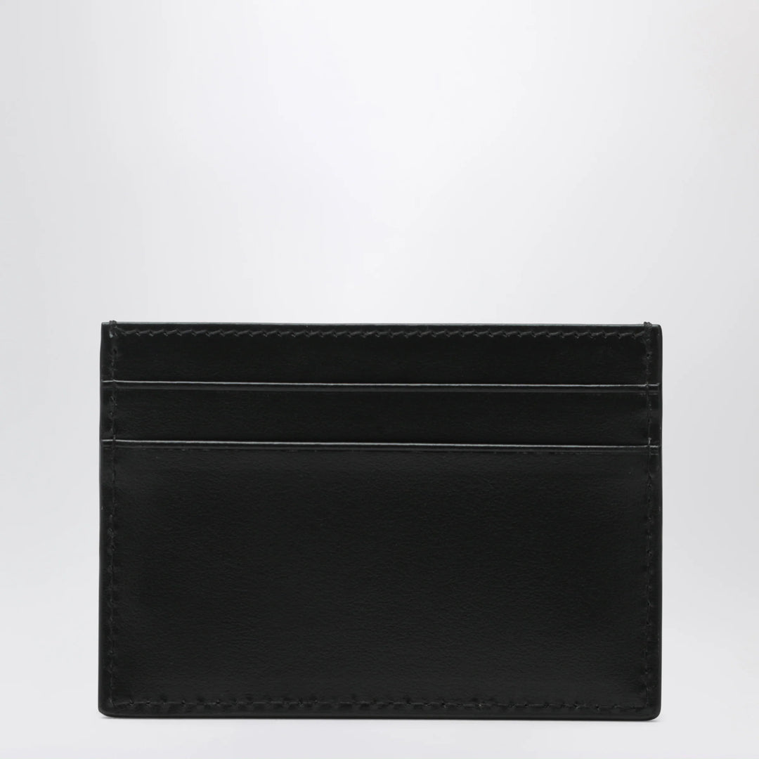 Dolce&amp;Gabbana - Black card holder with embossed logo