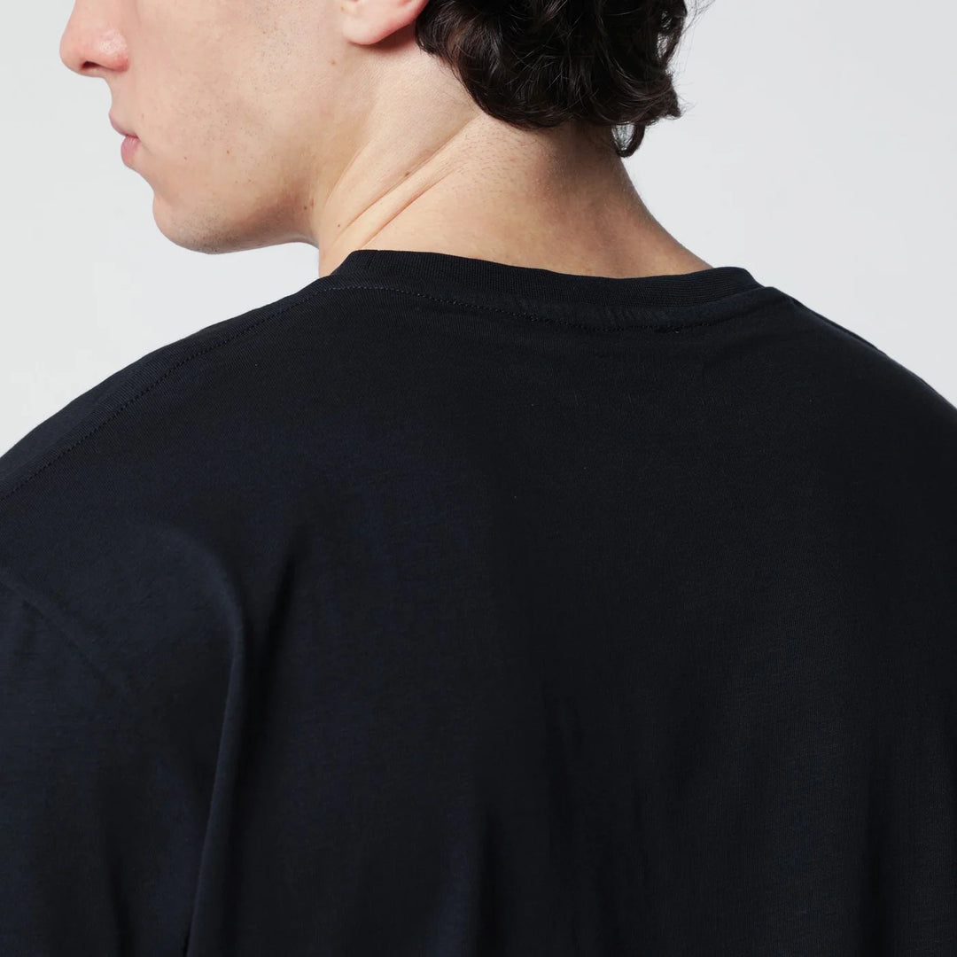 STUDIO NICHOLSON - Bric T-shirt blue regular fit