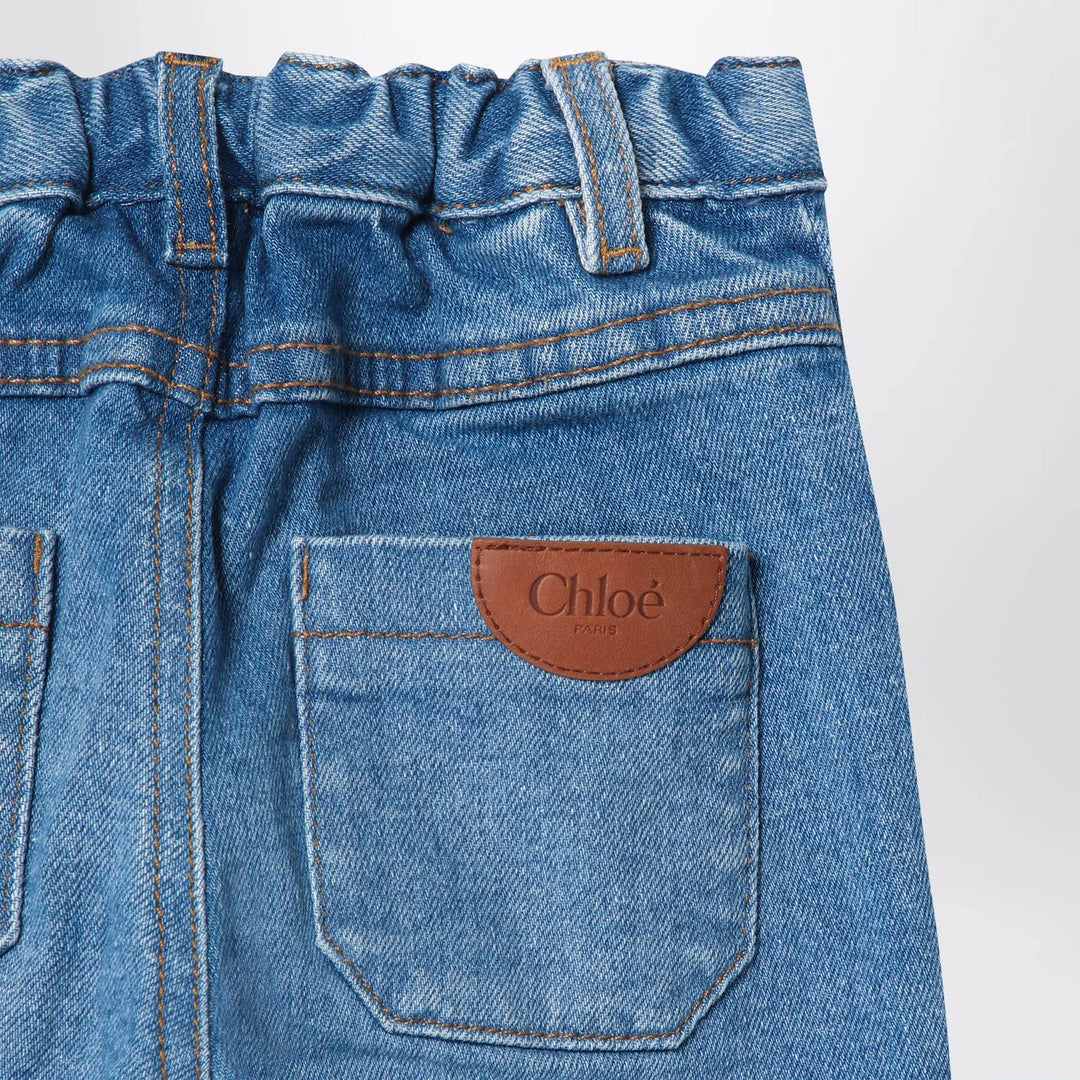 Chloé - Blue washed-effect jeans