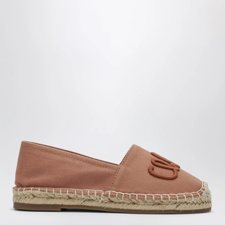 Chloé - Pink espadrilles with logo embroidery