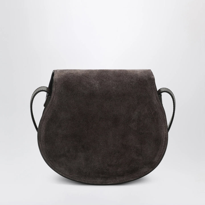 Chloé - Saddle Marcie bag in Kohl Brown suede