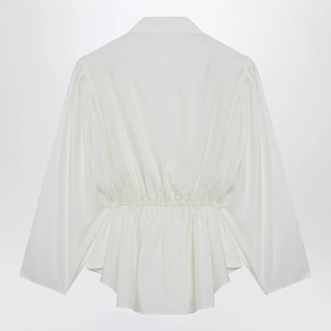 Chloé - Ivory silk-blend blouse