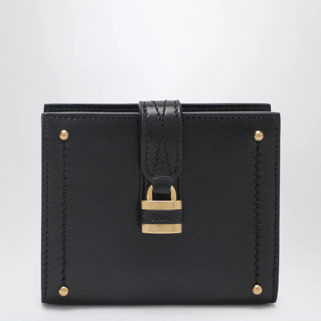 Chloé - Paddington square wallet in black leather
