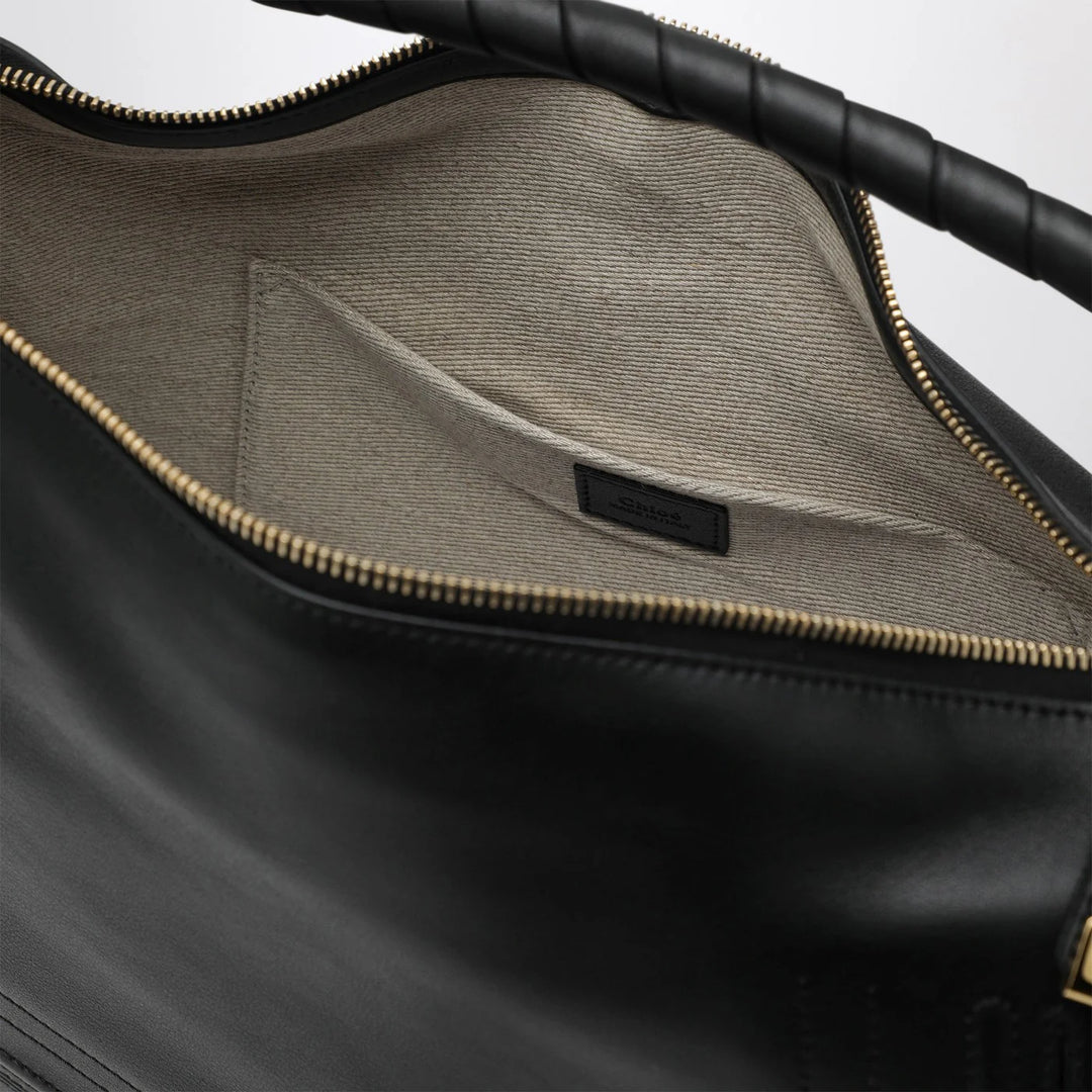 Chloé - Black leather Marcie shoulder bag