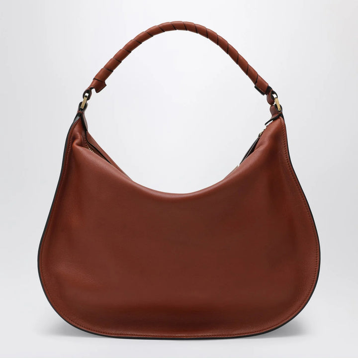 Chloé - Brown leather Marcie shoulder bag
