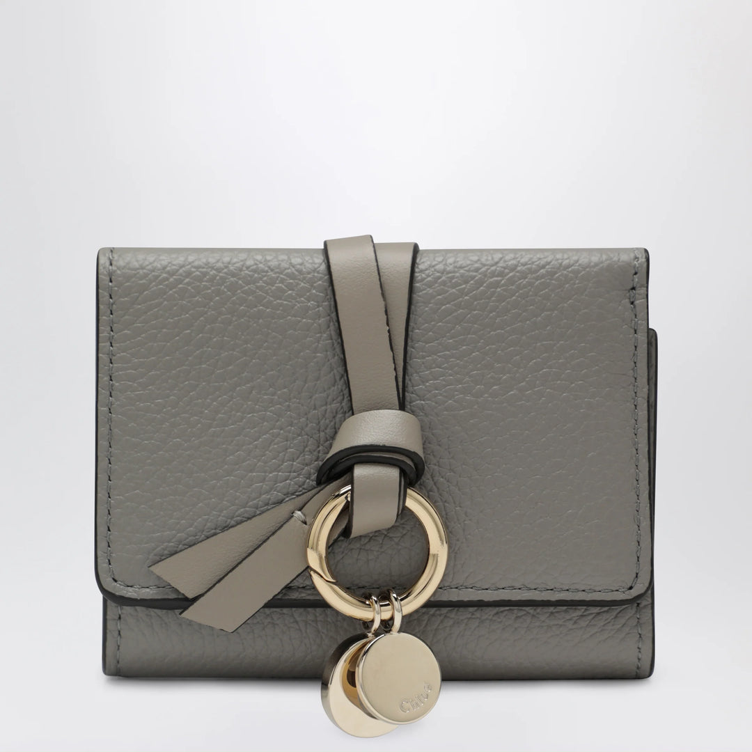 Chloé - Grey Alphabet Mini Trifold Wallet
