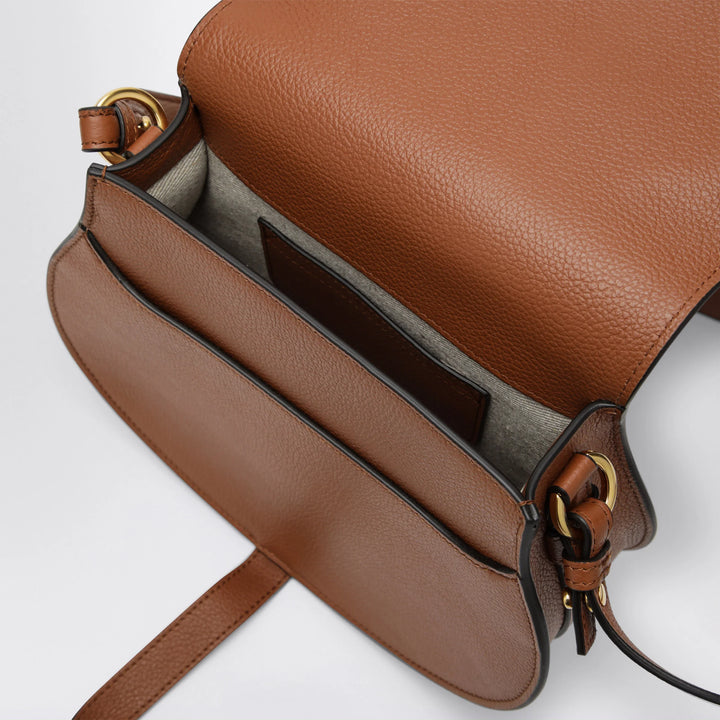 Chloé - Brown Saddle Marcie bag in grained leather
