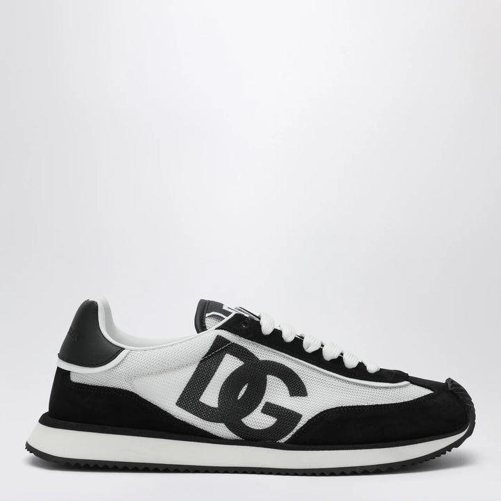 Dolce&amp;Gabbana - White and black DG Cushion Sneakers