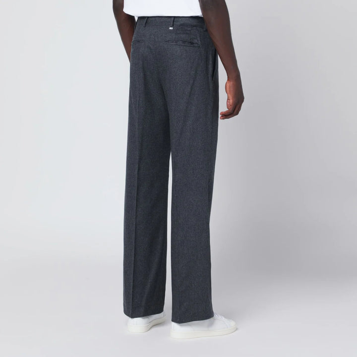 PT Torino - Gray wool and cashmere trousers