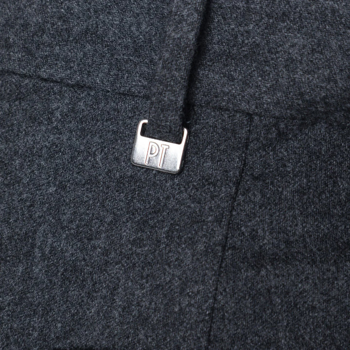 PT Torino - Gray wool and cashmere trousers