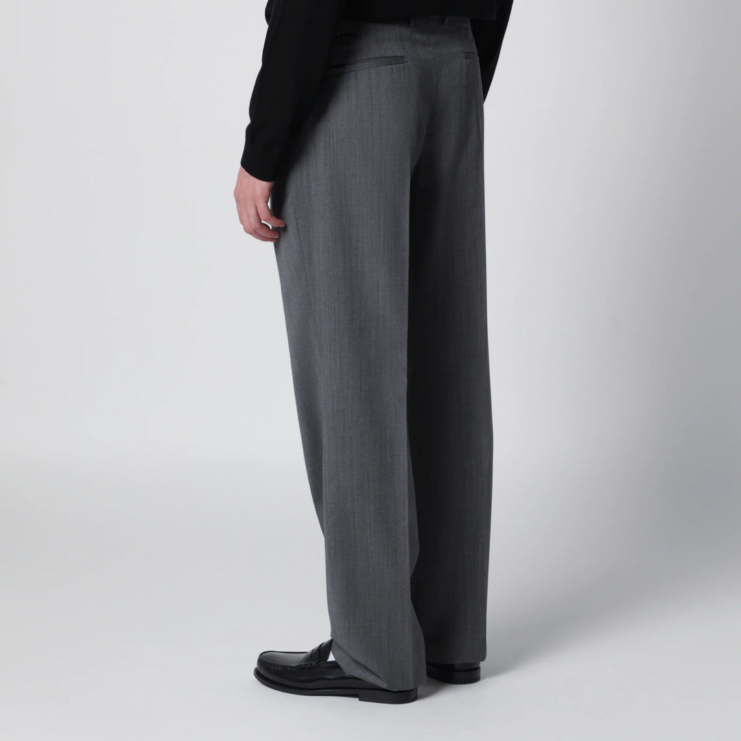 PT Torino - Grey Pants in Virgin Wool