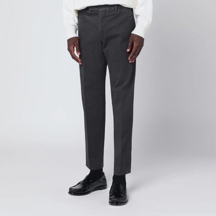 PT Torino - Gray cotton trousers