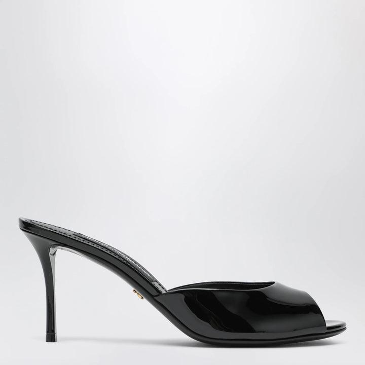 Dolce&amp;Gabbana - Black Keira patent mules