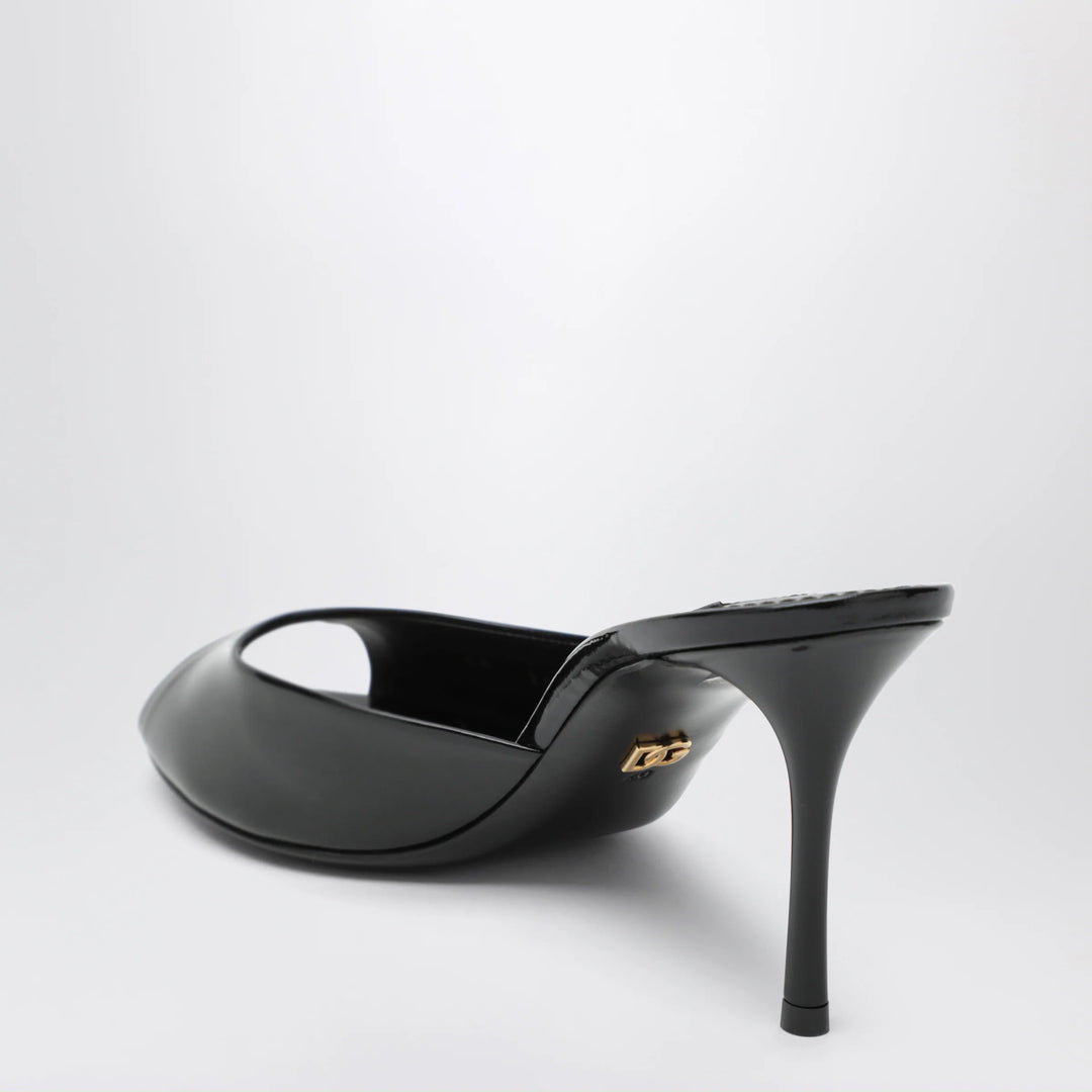 Dolce&amp;Gabbana - Black Keira patent mules