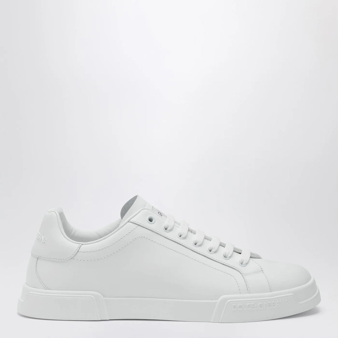 Dolce&amp;Gabbana - White Portofino Sneakers in leather