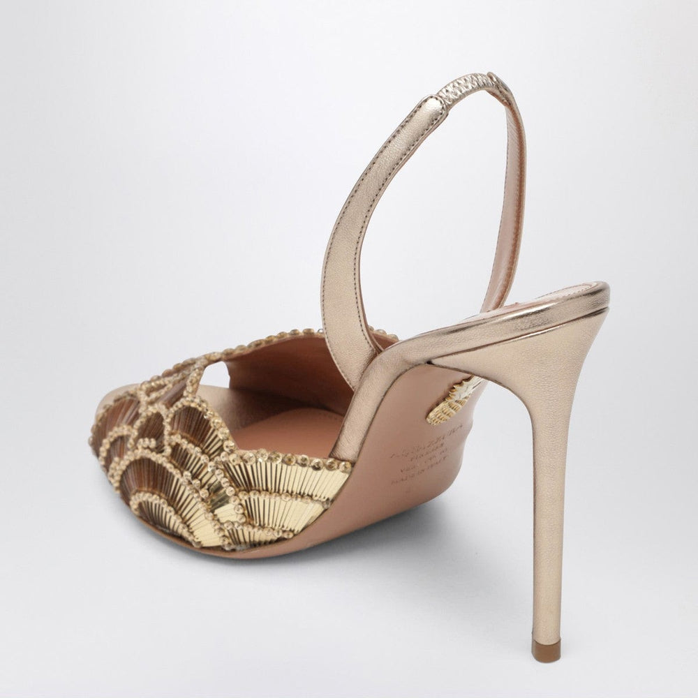 Pumps Aquazzura Sandals This Evening 105 gold Brand