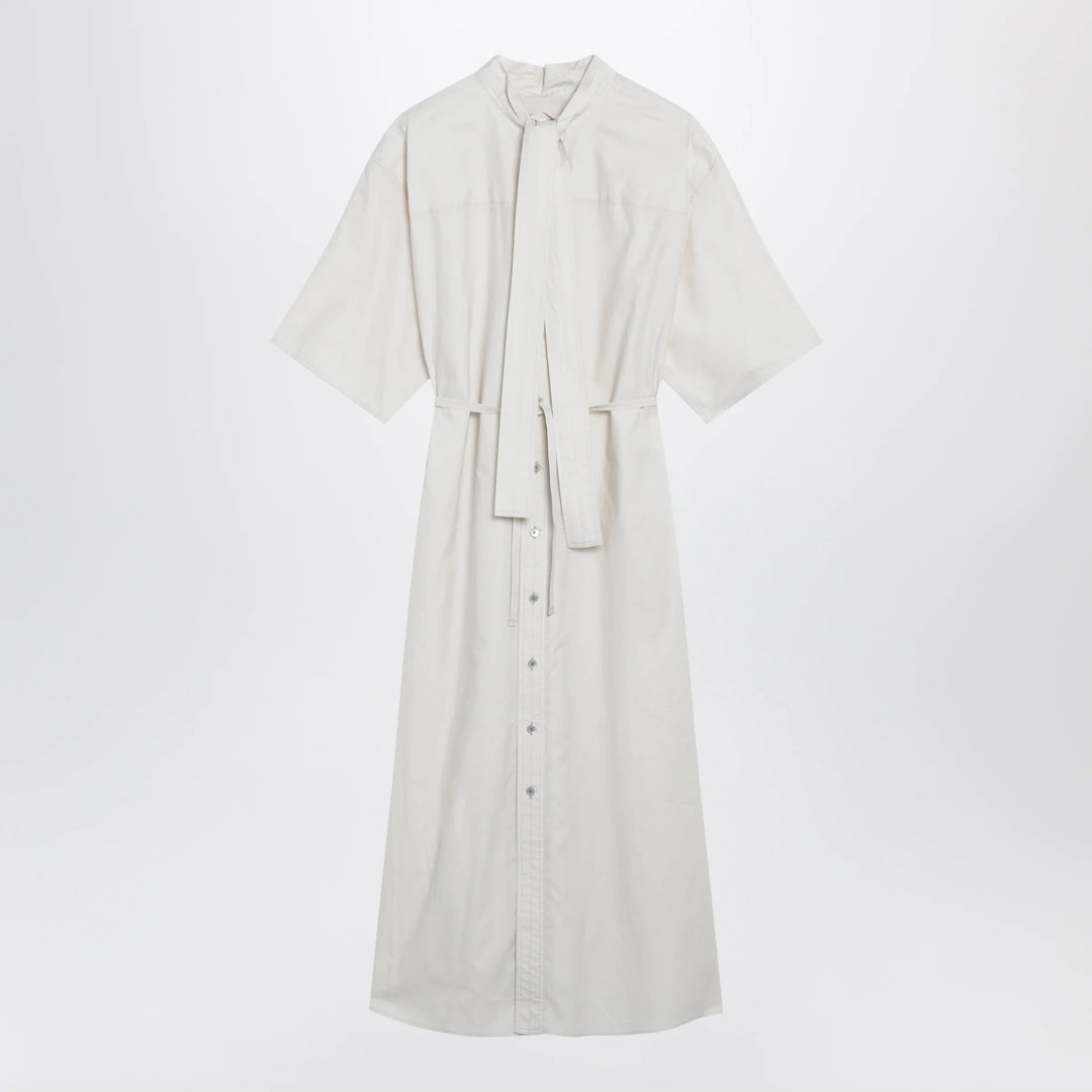 LEMAIRE - Reversible cream-colored silk-blend dress