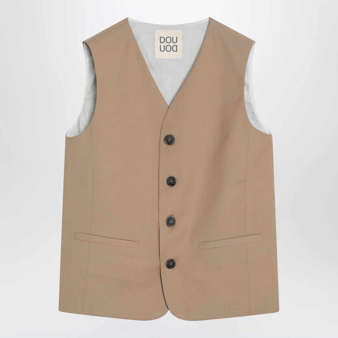 Douuod - Jacket-shirt Giocattolo beige