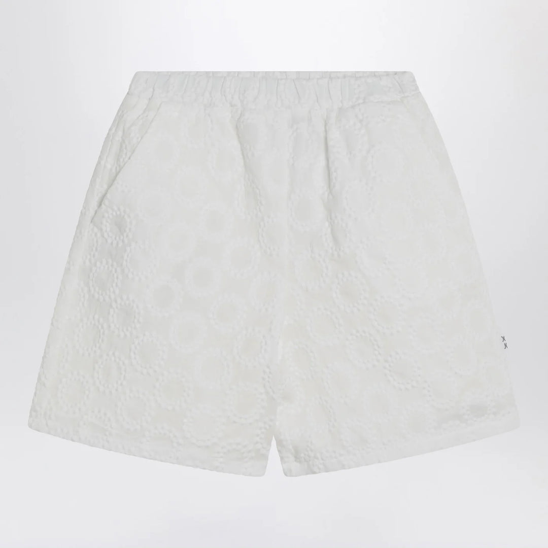 Douuod - White cotton Shorts
