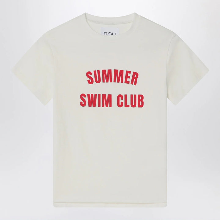 Douuod - Ivory t-shirt Summer Swim Club