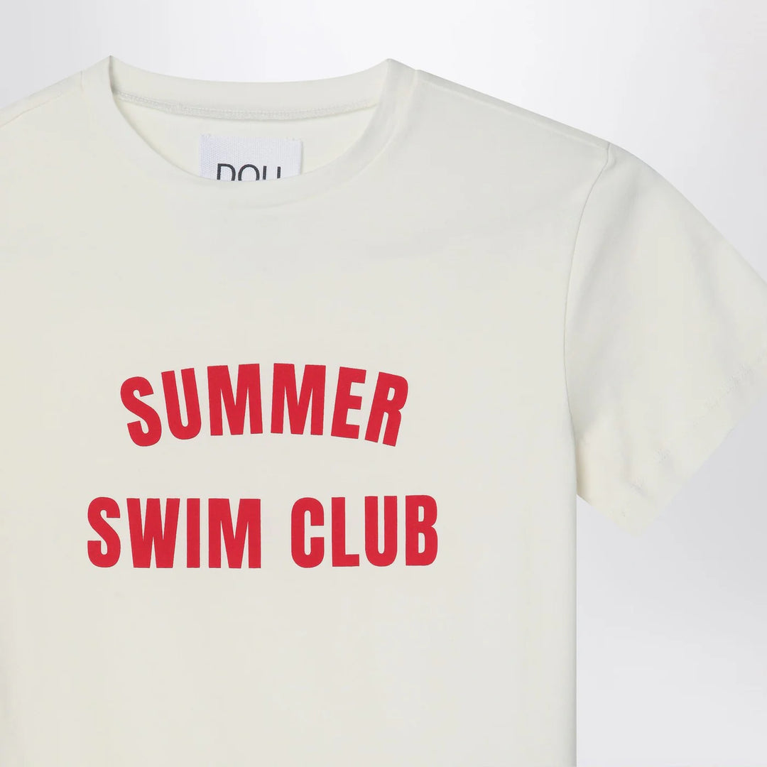 Douuod - Ivory t-shirt Summer Swim Club