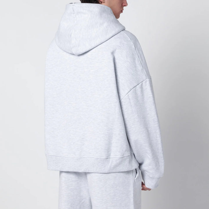 Entire Studios - Grey cotton zip-up hoodie