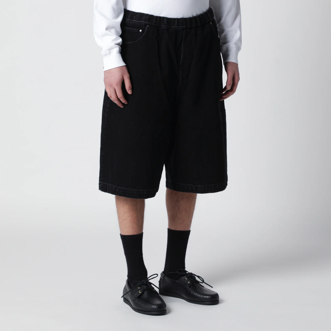 Entire Studios - Baggy bermuda shorts in black denim
