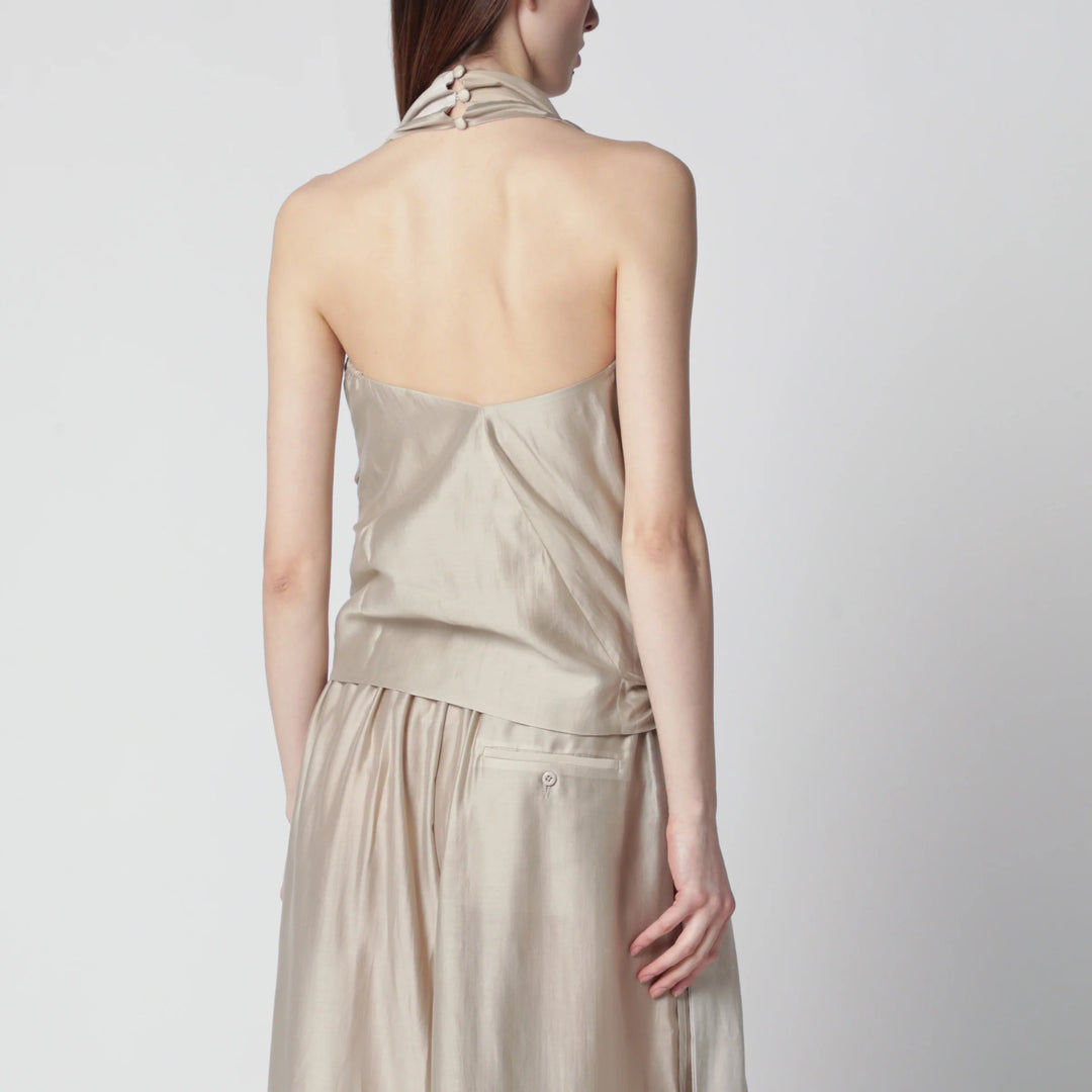 Entire Studios - Flowing champagne-colored top