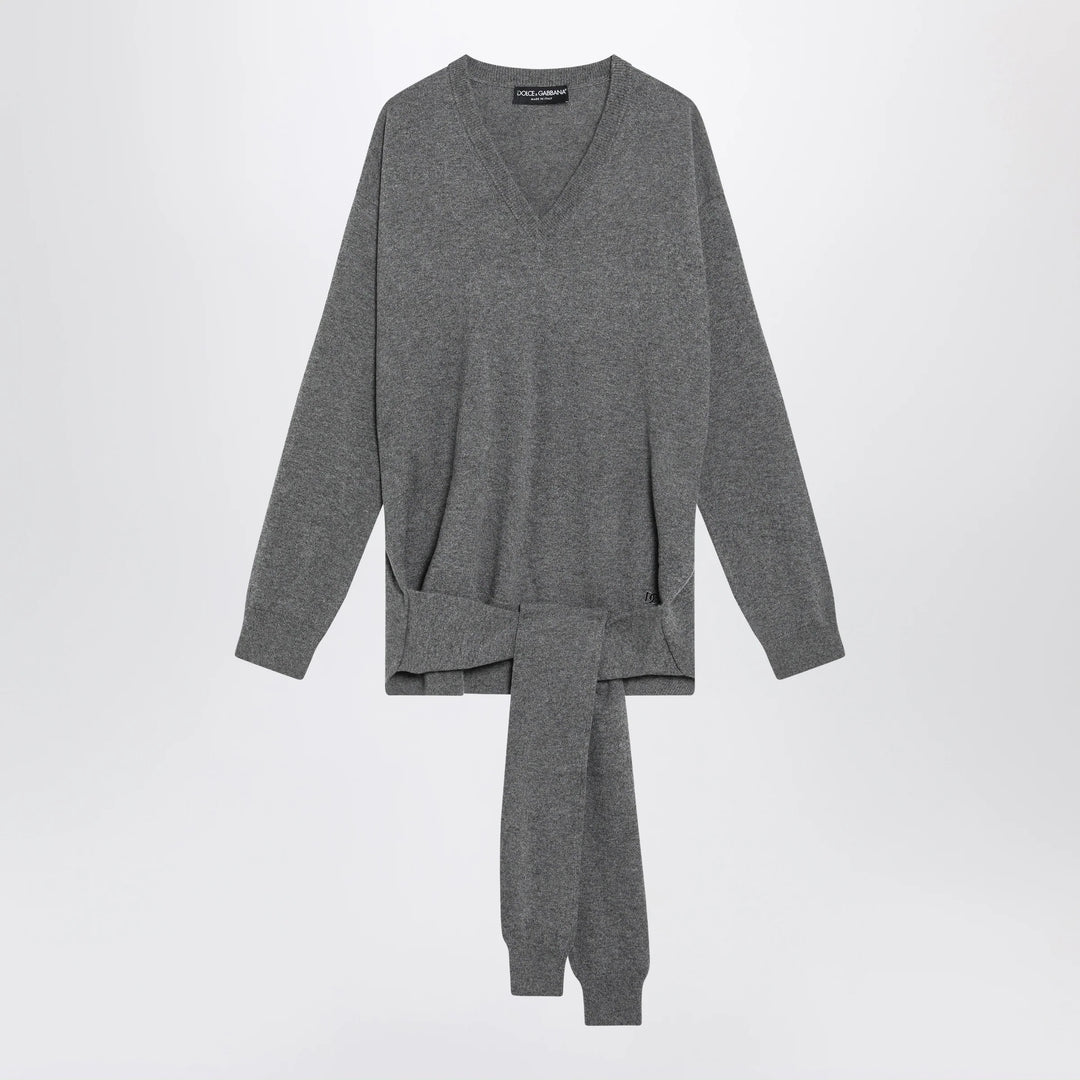Dolce&amp;Gabbana - Grey cashmere sweater