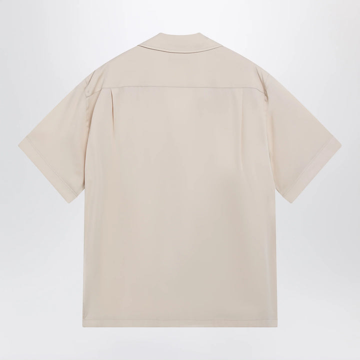 Dolce&amp;Gabbana - Écru silk bowling shirt