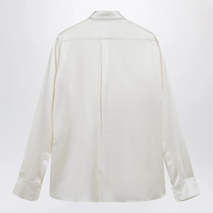 Dolce&amp;Gabbana - Martini silk satin shirt in white