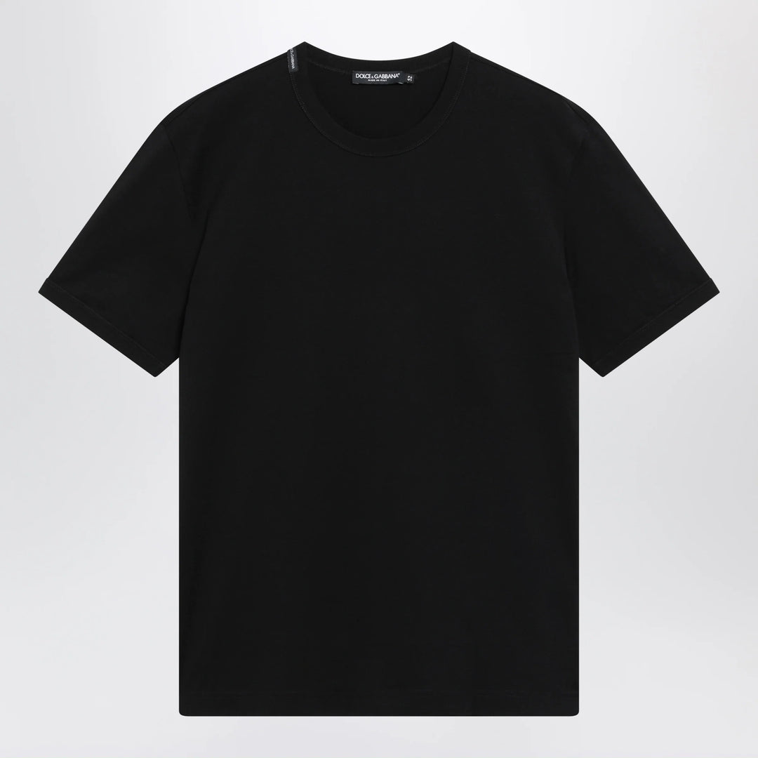 Dolce&amp;Gabbana - Black cotton jersey T-shirt