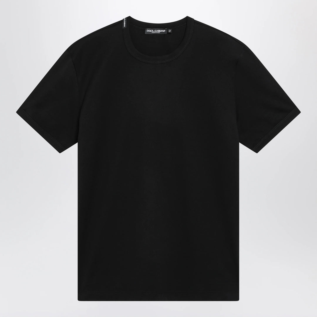 Dolce&amp;Gabbana - Black cotton jersey T-shirt
