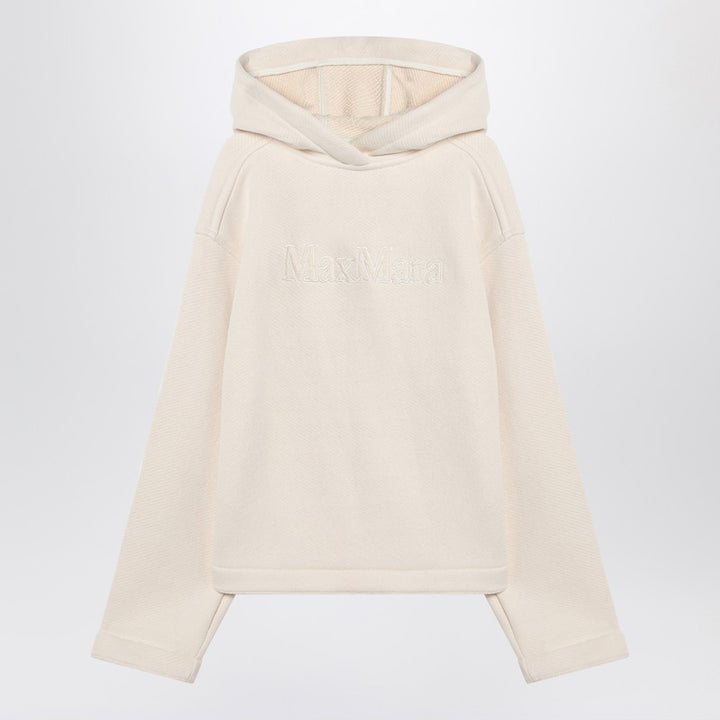 Max Mara White cotton hoodie