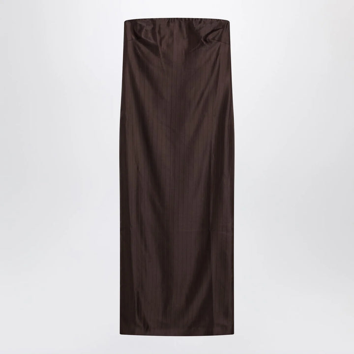 LouLou De Saison - Brown Giulia bustier dress
