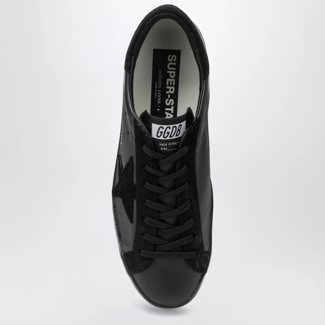 Golden Goose - Black Super-Star sneakers in leather and suede