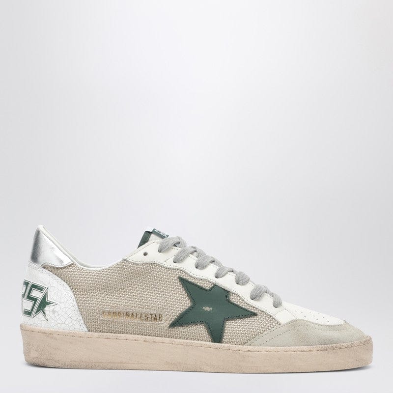 Shoes Golden Goose - Ballstar sneakers in white and green with vintage effect - 44 IT Brand