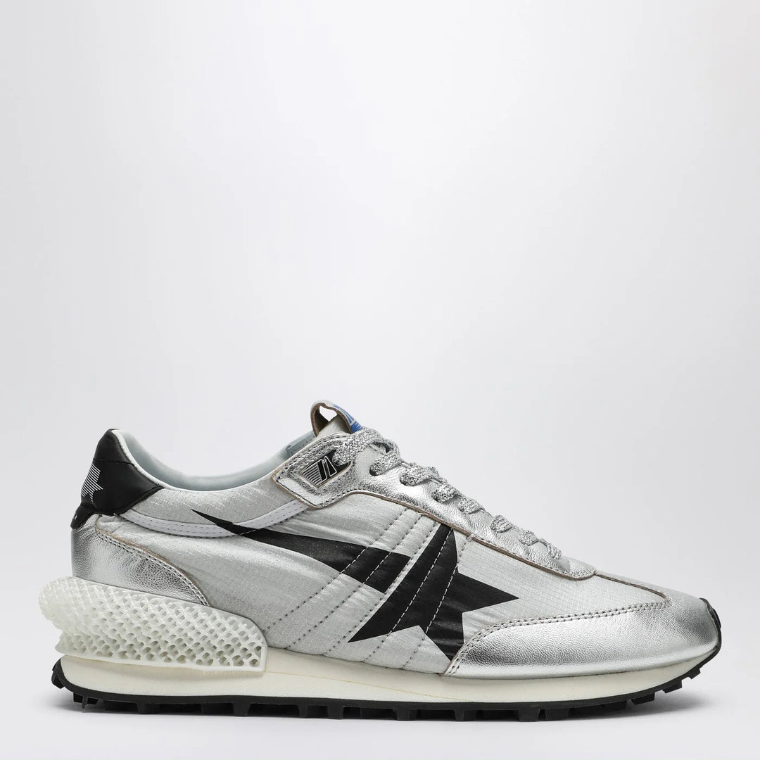 Golden Goose - Sneakers Marathon in nylon ripstop silver