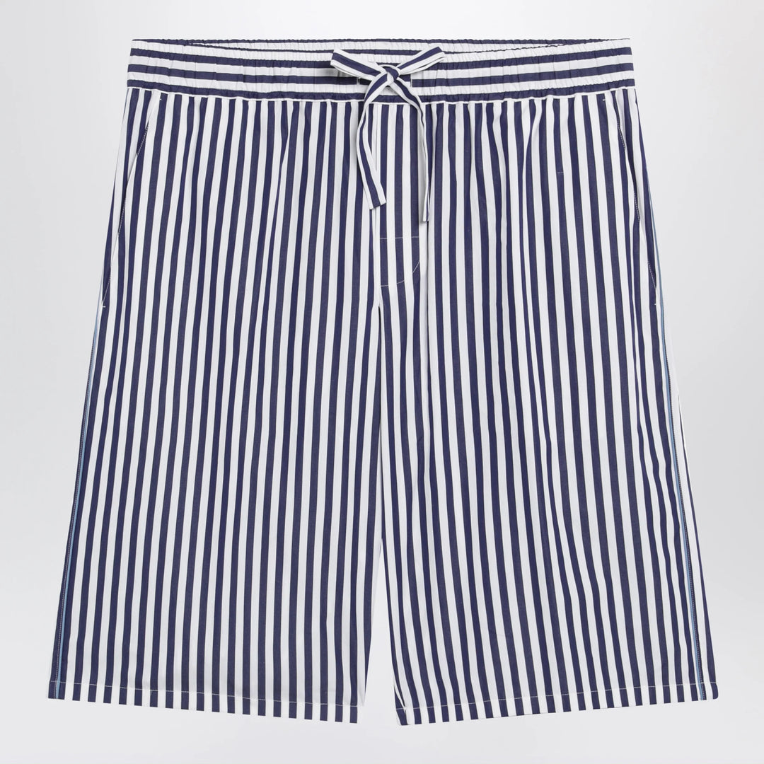 Dolce&amp;Gabbana - Vanity bermuda shorts in striped poplin
