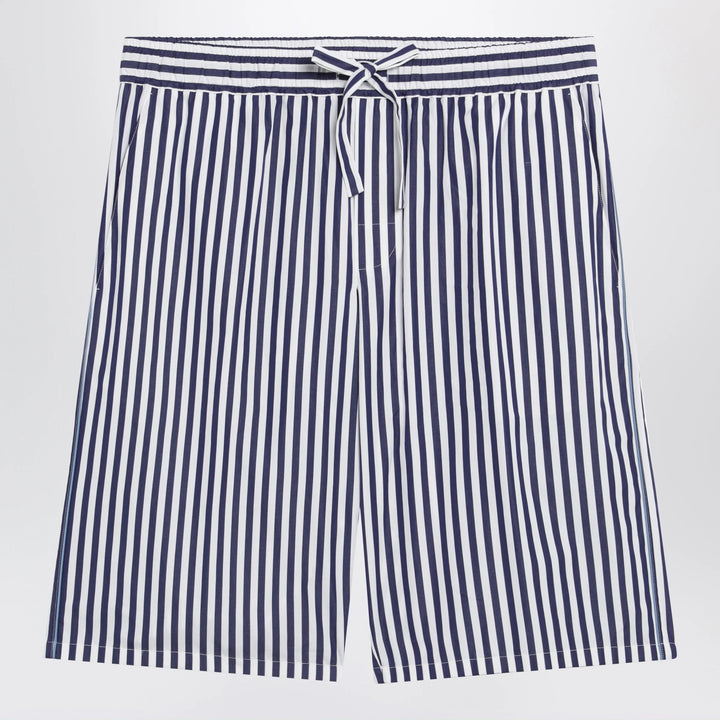 Dolce&amp;Gabbana - Vanity bermuda shorts in striped poplin