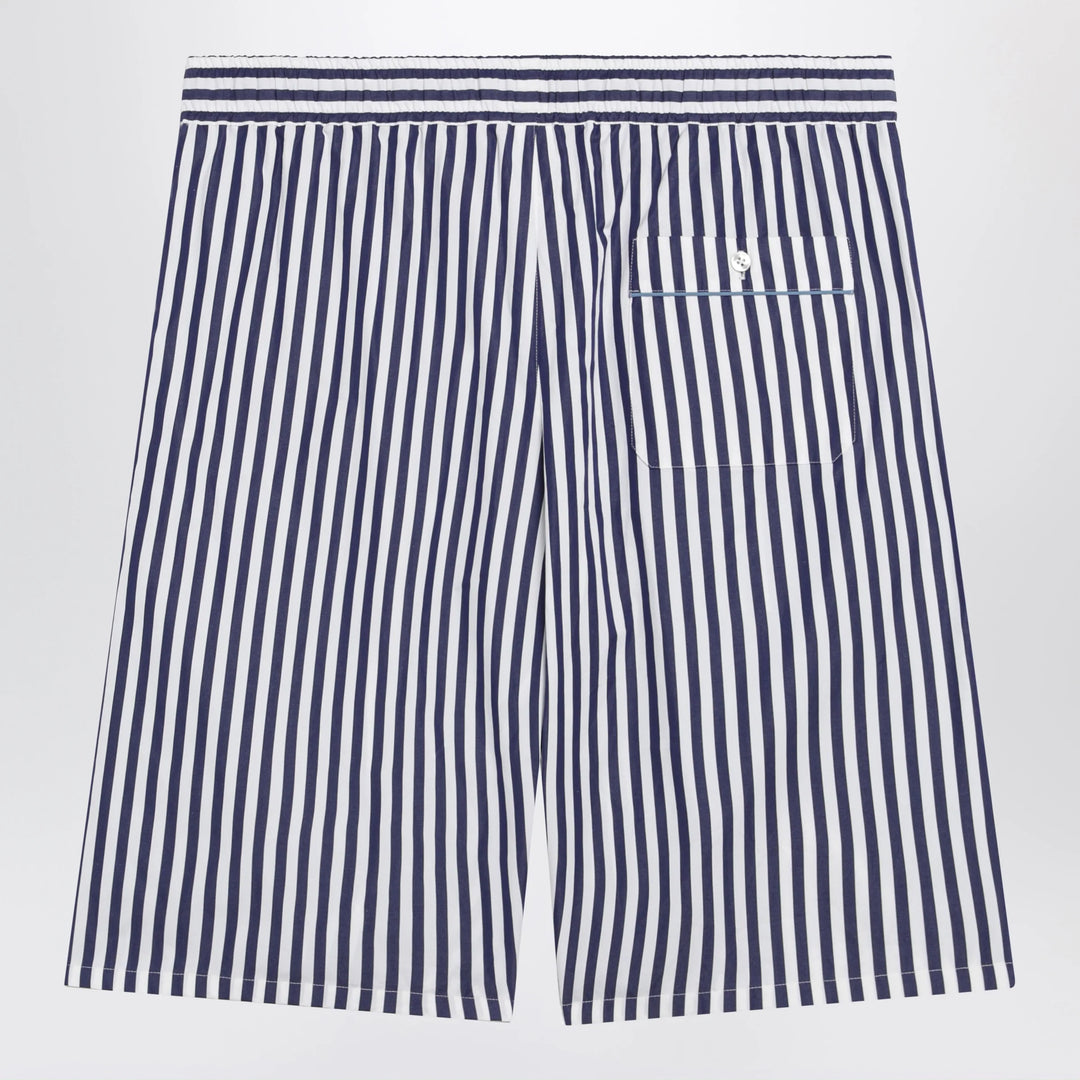 Dolce&amp;Gabbana - Vanity bermuda shorts in striped poplin