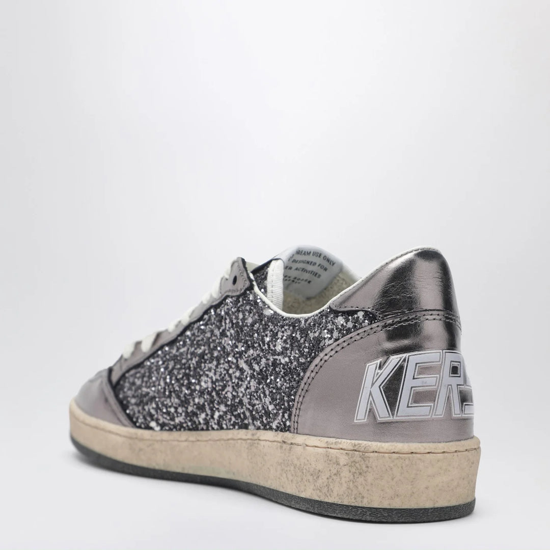 Golden Goose - Ballstar silver glitter Sneakers