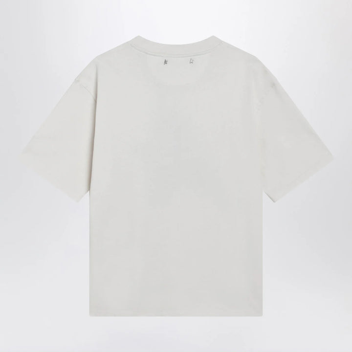 Golden Goose - White T-shirt with logo print