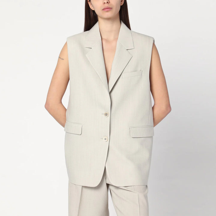 Golden Goose - Single-breasted vest in wool blend